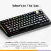 Glorious GMMK 3 Pro HE teclado gaming sem fios 75%, pré-montado, interruptores Fox HE, ANSI US, preto