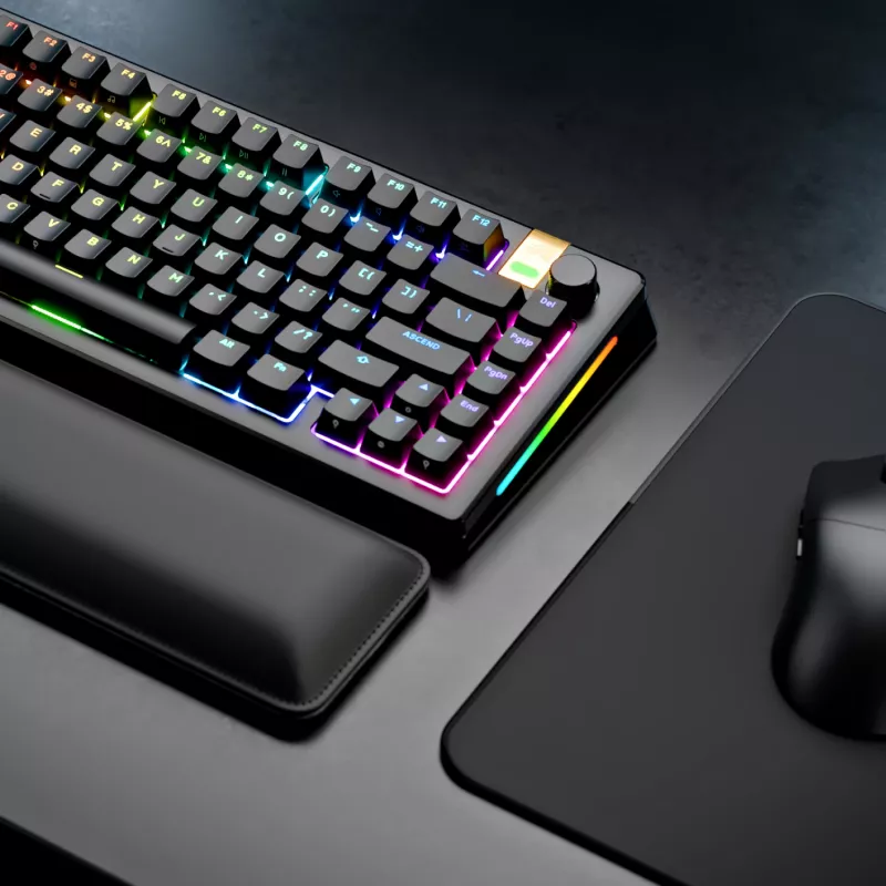 Glorious GMMK 3 Pro HE teclado gaming sem fios 75%, pré-montado, interruptores Fox HE, ANSI US, preto