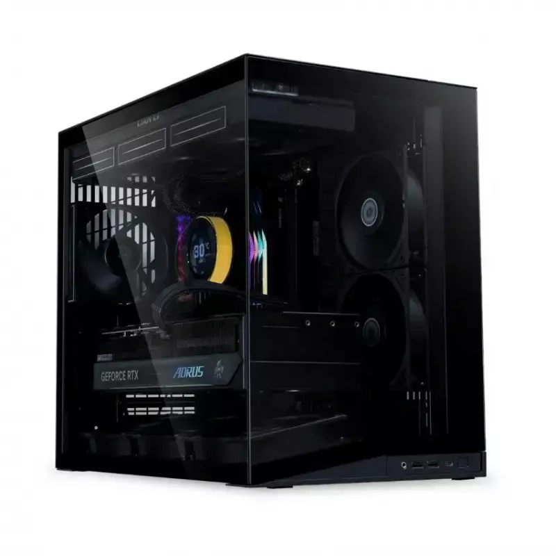 Caixa de computador Lian Li O11 Dynamic Mini V2 Flow preto