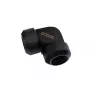 Conector Alphacool 17444 latão preto 34mm sistema de refrigeração