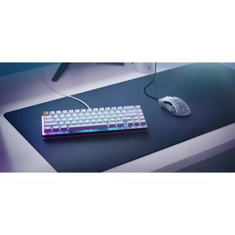 Teclado Glorious PC Gaming Race GMMK 2 65% Mechanical RGB branco