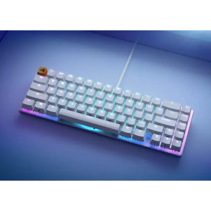 Teclado Glorious PC Gaming Race GMMK 2 65% Mechanical RGB branco