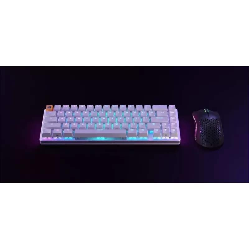 Teclado Glorious PC Gaming Race GMMK 2 65% Mechanical RGB branco