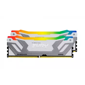 Kingston Technology FURY 48 GB 8400 MT/s DDR5 CL40 CUDIMM (Kit de 2 unidades) Renegade RGB White XMP