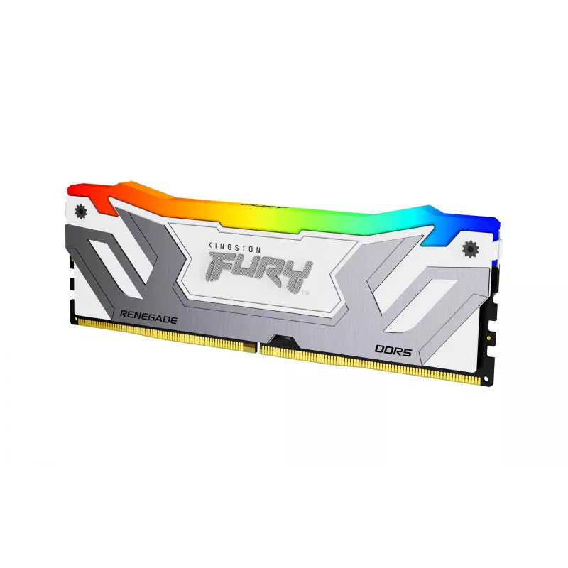 Kingston Technology FURY 48 GB 8400 MT/s DDR5 CL40 CUDIMM (Kit de 2 unidades) Renegade RGB White XMP