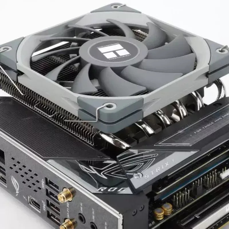 Dissipador/arrefecedor Thermalright AXP120-X67 12 cm preto cinzento metálico