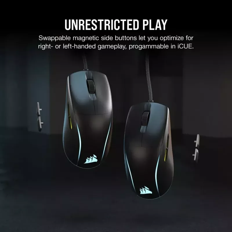 Rato Corsair M75 leve RGB USB Type-A