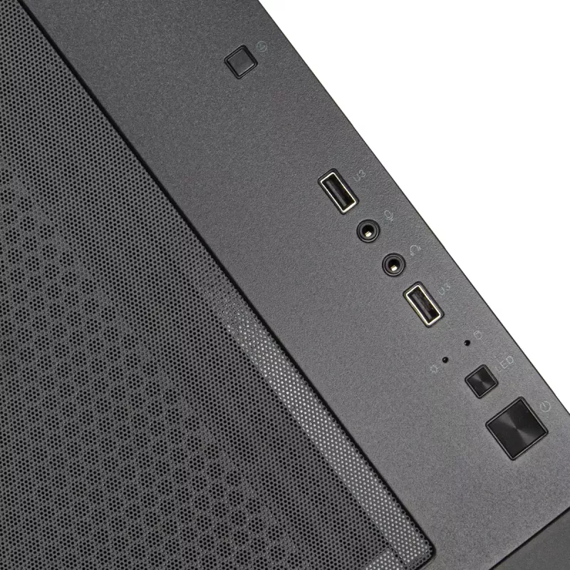 Caixa para PC Silverstone FARA 312Z Midi Tower preto