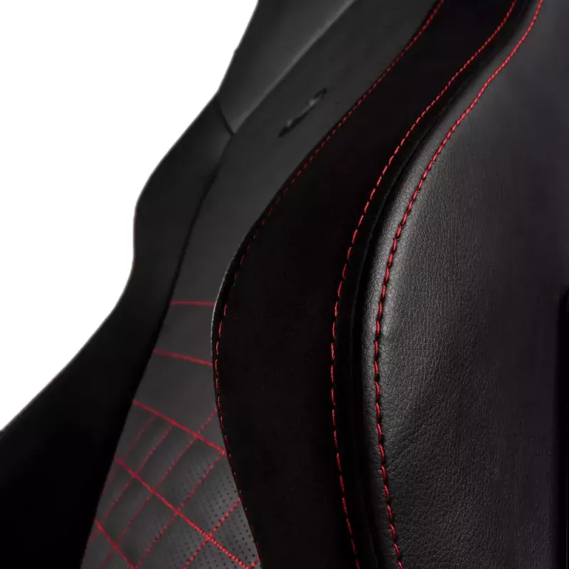 noblechairs HERO PU cadeira gaming, preto/vermelho