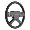 Moza Racing TSW volante, volante, PC, com fios e sem fios, preto, alumínio, pele sintética, polímero, cabo