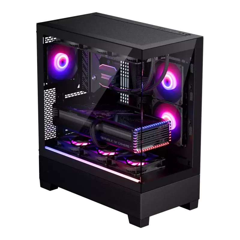 Phanteks XT View PH-XT523V1_DBK01 caixa de PC Midi Tower, E-ATX, vidro temperado, D-RGB, preta
