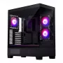 Phanteks XT View PH-XT523V1_DBK01 caixa de PC Midi Tower, E-ATX, vidro temperado, D-RGB, preta