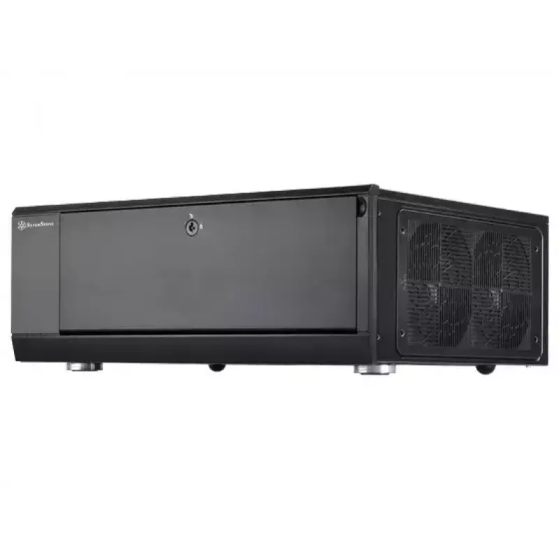 Caixa de PC Silverstone GD10 HTPC preto