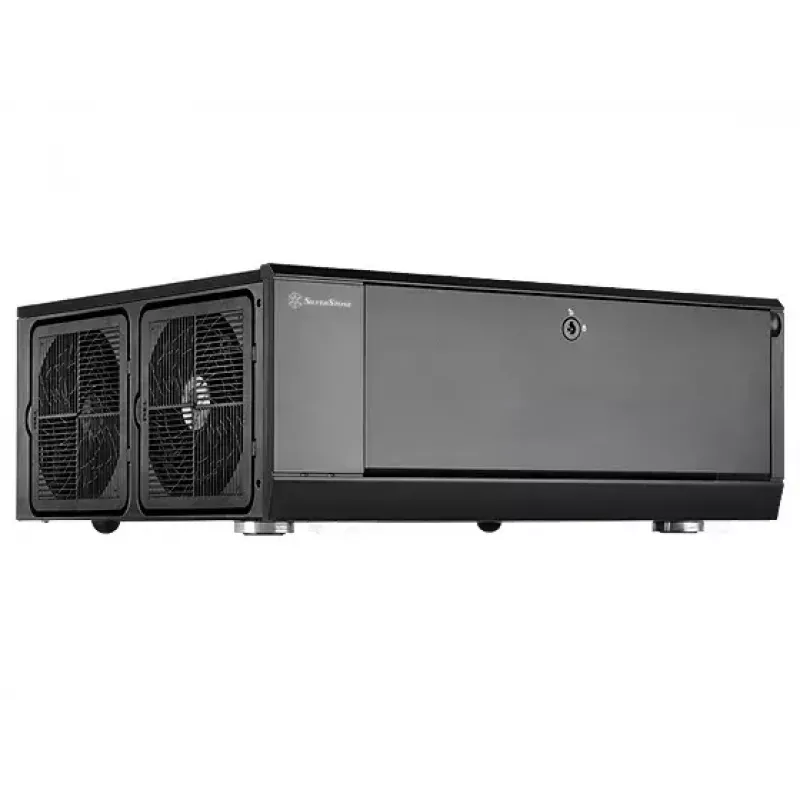 Caixa de PC Silverstone GD10 HTPC preto
