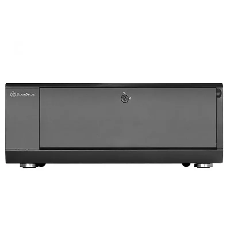 Caixa de PC Silverstone GD10 HTPC preto