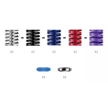 Kit de desempenho para pedais Moza Racing CRP2 multicolor