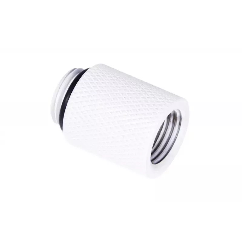 Conector de tubo Alphacool 17568 branco rosca de 1/4 polegadas 20 mm de profundidade