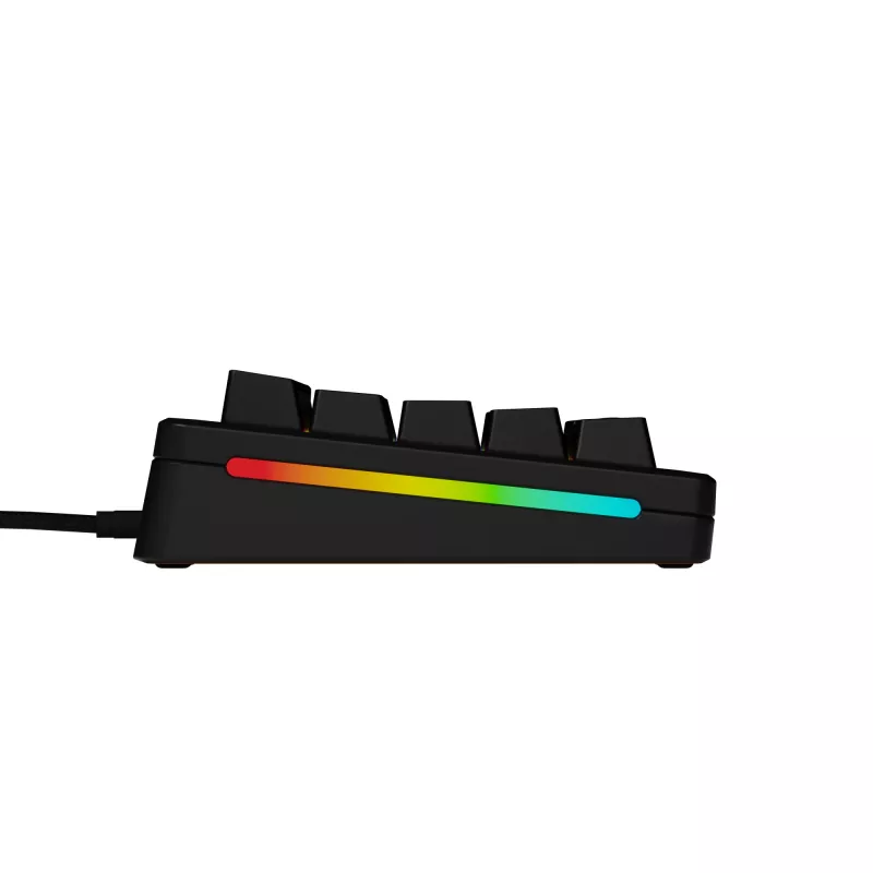 Glorious Gaming GMMK 3 HE 65% Prebuilt Wired preto - US, com fios, USB, mecânico, QWERTY, RGB LED, preto