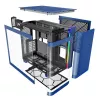 Caixa de PC Montech KING 95 Midi Tower azul