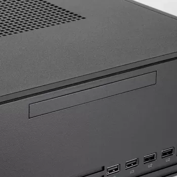 SilverStone MILO 11 SST-ML11B Caixa de PC desktop Micro-ATX fina