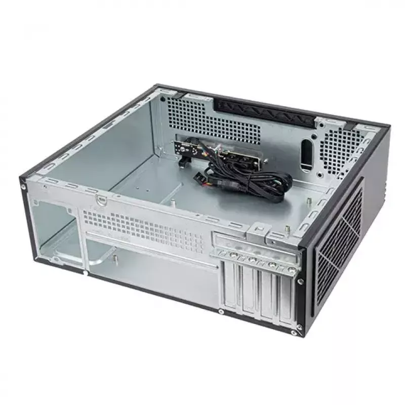 SilverStone MILO 11 SST-ML11B Caixa de PC desktop Micro-ATX fina