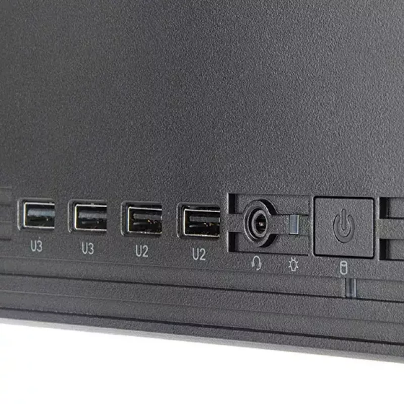SilverStone MILO 11 SST-ML11B Caixa de PC desktop Micro-ATX fina