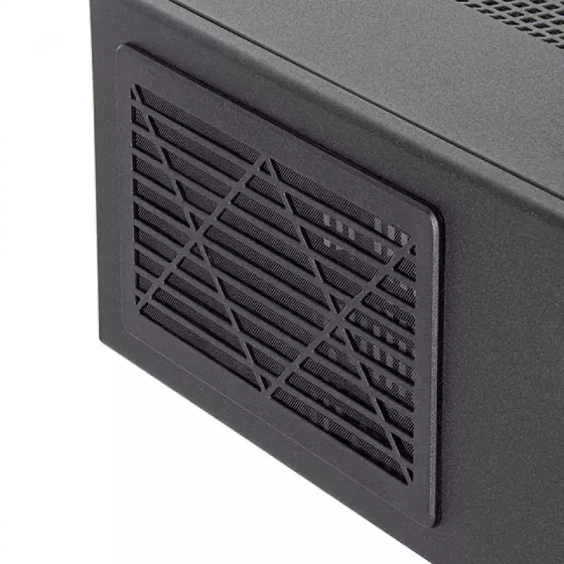 SilverStone MILO 11 SST-ML11B Caixa de PC desktop Micro-ATX fina