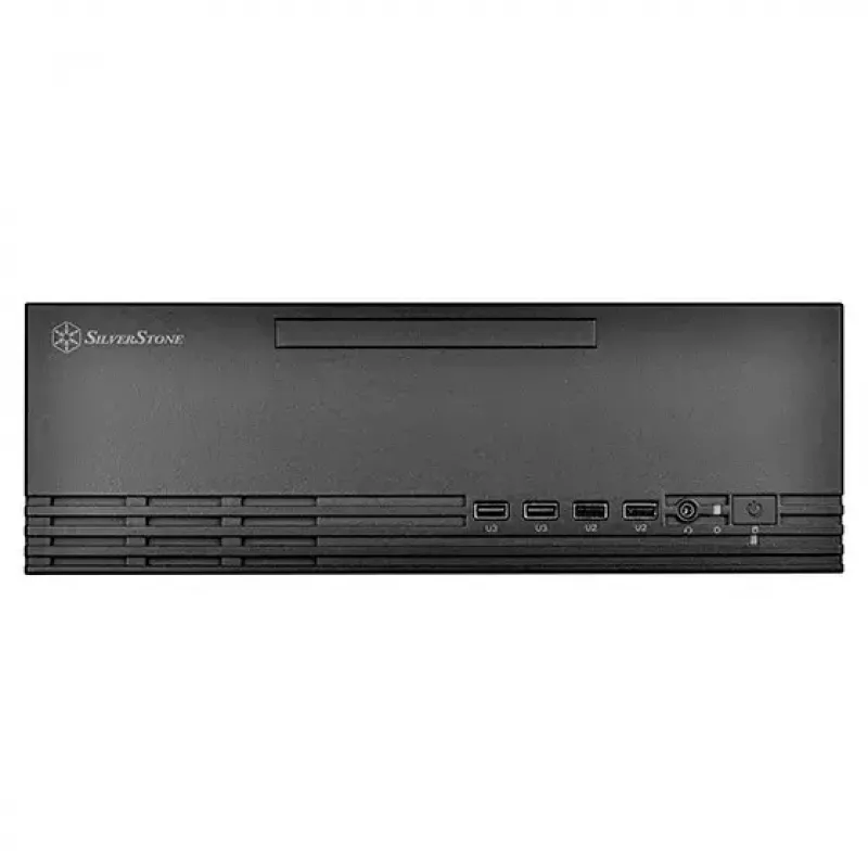 SilverStone MILO 11 SST-ML11B Caixa de PC desktop Micro-ATX fina