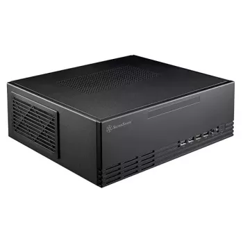 SilverStone MILO 11 SST-ML11B Caixa de PC desktop Micro-ATX fina