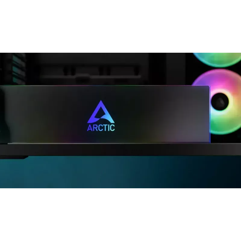 Caixa de PC ARCTIC Xtender VG (preto) Premium E-ATX com montagem vertical de GPU
