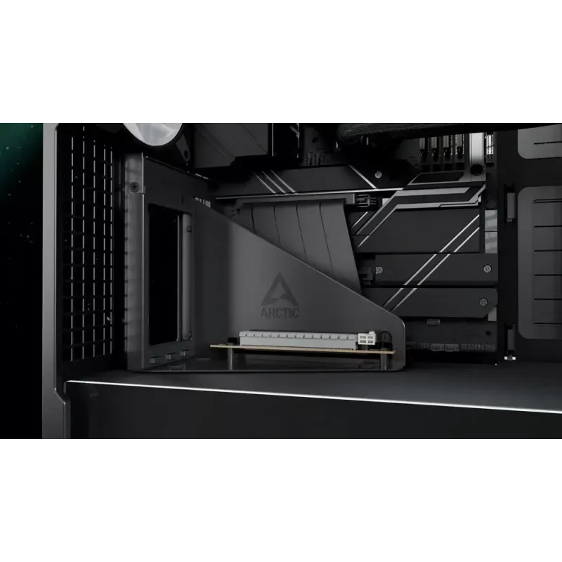 Caixa de PC ARCTIC Xtender VG (preto) Premium E-ATX com montagem vertical de GPU