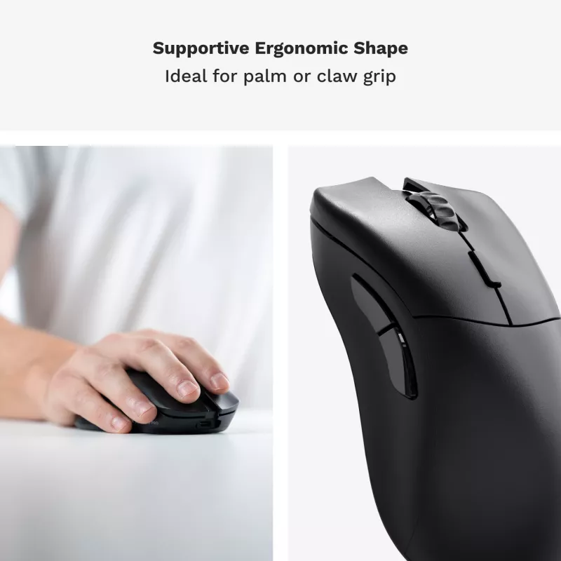 Glorious Gaming Glorious Model D 2 PRO Wireless - 1K Polling - preto