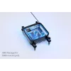 Water block Alphacool Core 1 LT Aurora Acrílico Cobre Níquel Preto Transparente