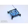Water block Alphacool Core 1 LT Aurora Acrílico Cobre Níquel Preto Transparente