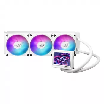 Refrigerador líquido tudo-em-um para processador ASUS ROG RYUJIN III 360 ARGB EXTREME WHT 12 cm Branco 1 unid.