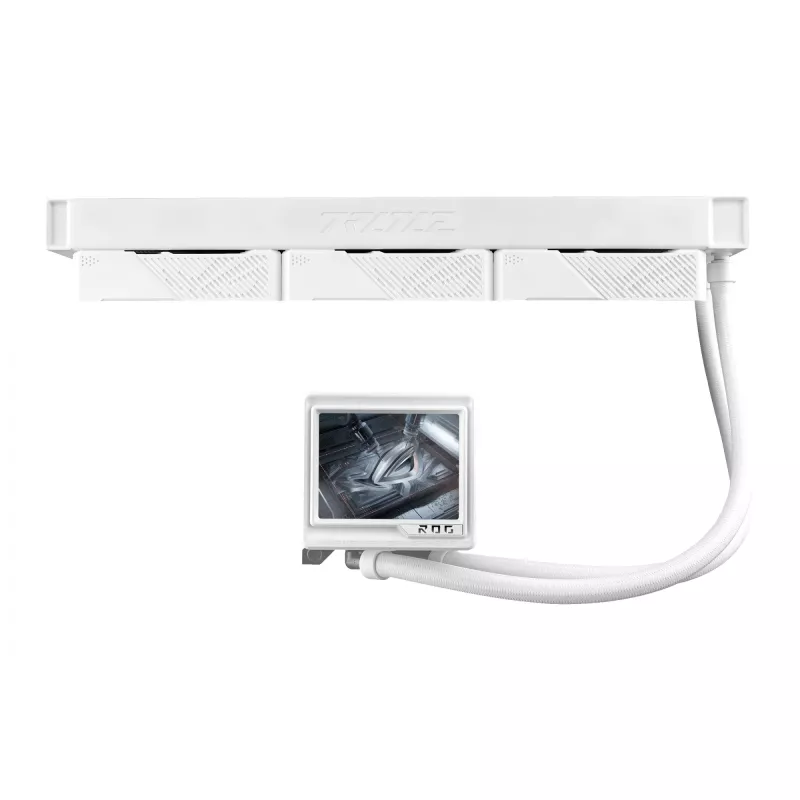 Refrigerador líquido tudo-em-um para processador ASUS ROG RYUJIN III 360 ARGB EXTREME WHT 12 cm Branco 1 unid.