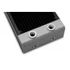 Radiador EK Water Blocks latão cobre aço inoxidável preto 130x300x44mm