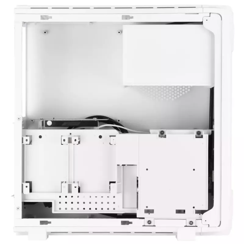 Caixa de PC Silverstone RVZ03-ARGB Desktop branca