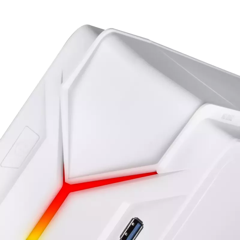 Caixa de PC Silverstone RVZ03-ARGB Desktop branca