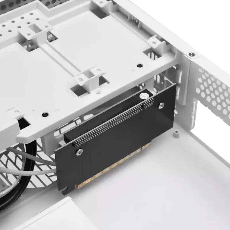 Caixa de PC Silverstone RVZ03-ARGB Desktop branca