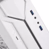 Caixa de PC Silverstone RVZ03-ARGB Desktop branca
