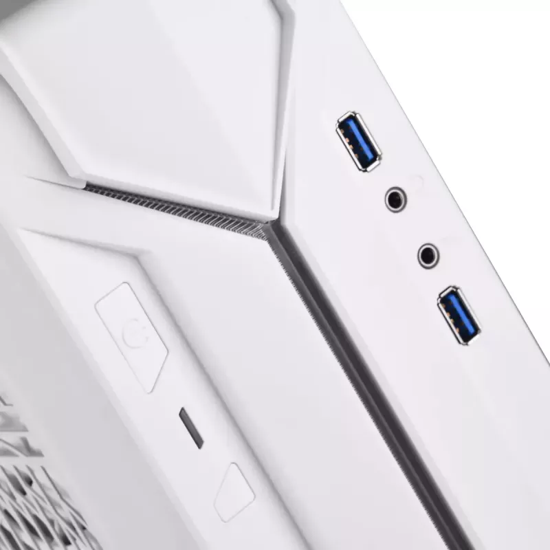 Caixa de PC Silverstone RVZ03-ARGB Desktop branca