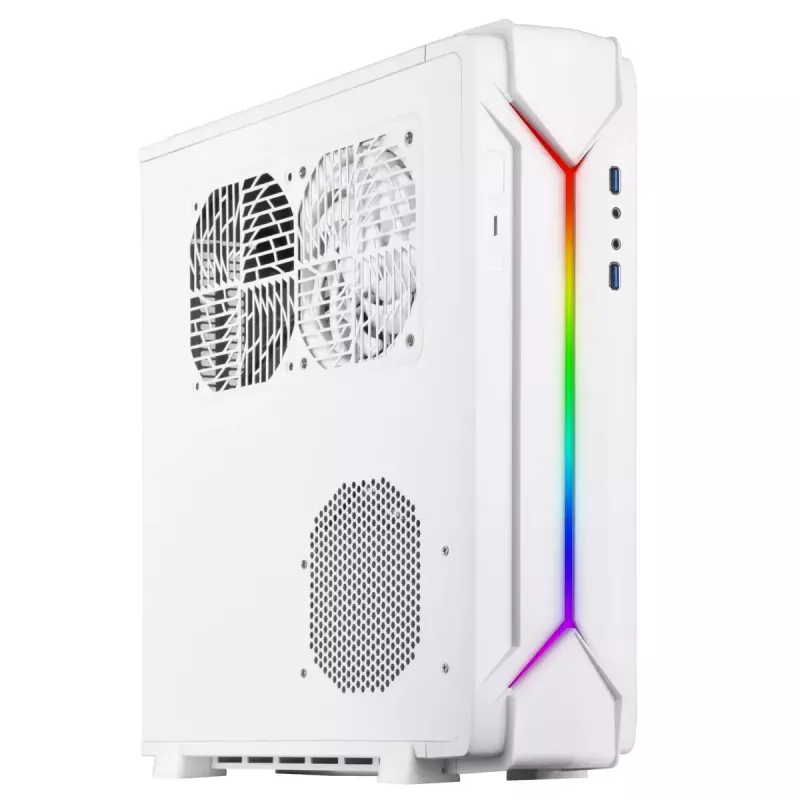 Caixa de PC Silverstone RVZ03-ARGB Desktop branca