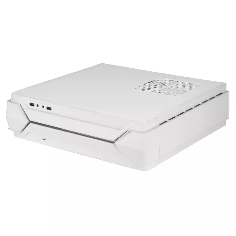 Caixa de PC Silverstone RVZ03-ARGB Desktop branca