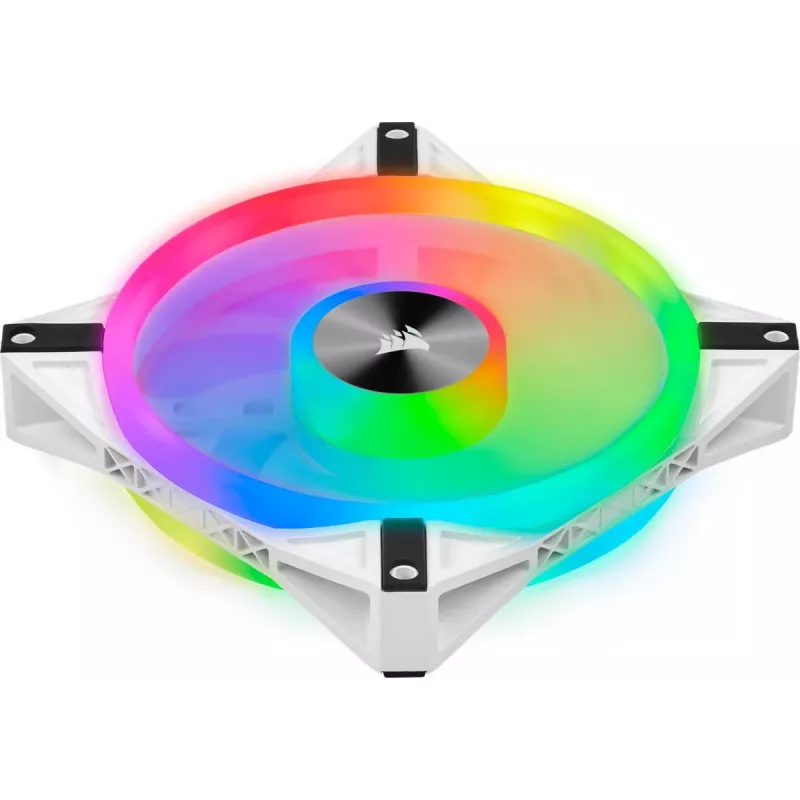 Ventoinha LED CORSAIR - série QL branca QL140 RGB 140mm RGB embalagem individual