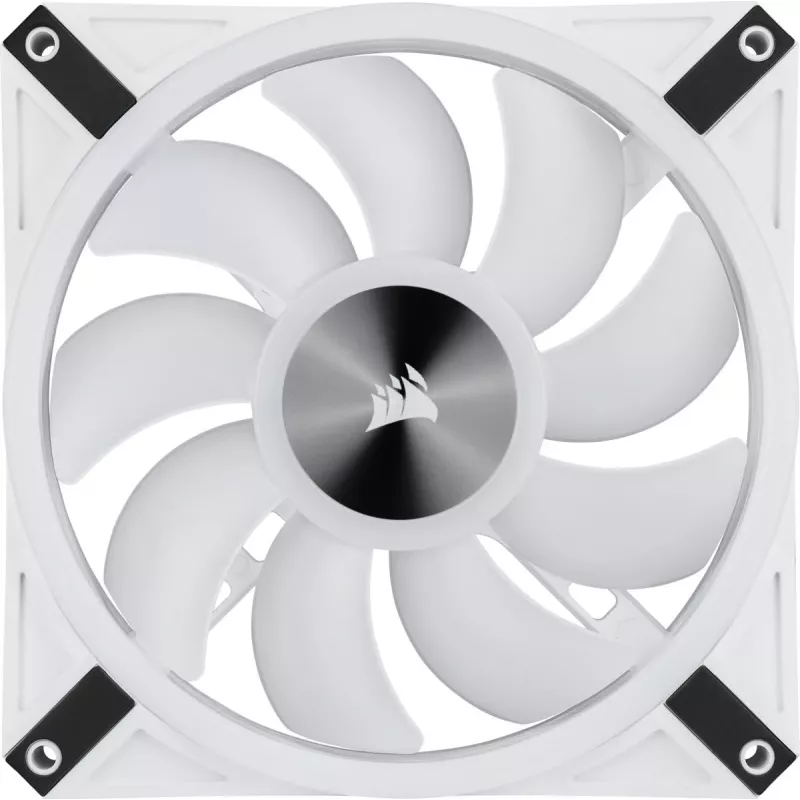Ventoinha LED CORSAIR - série QL branca QL140 RGB 140mm RGB embalagem individual