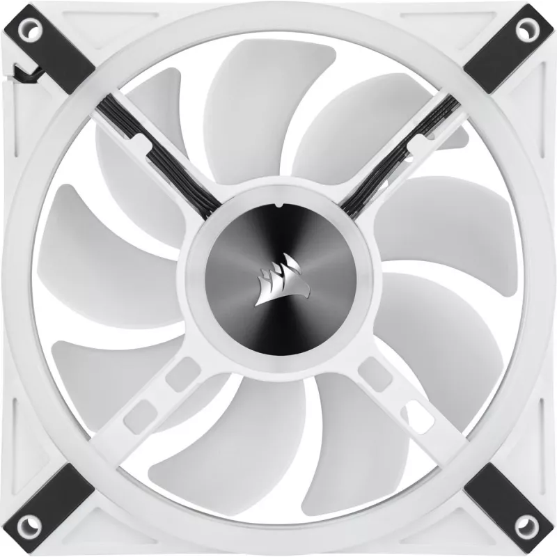 Ventoinha LED CORSAIR - série QL branca QL140 RGB 140mm RGB embalagem individual