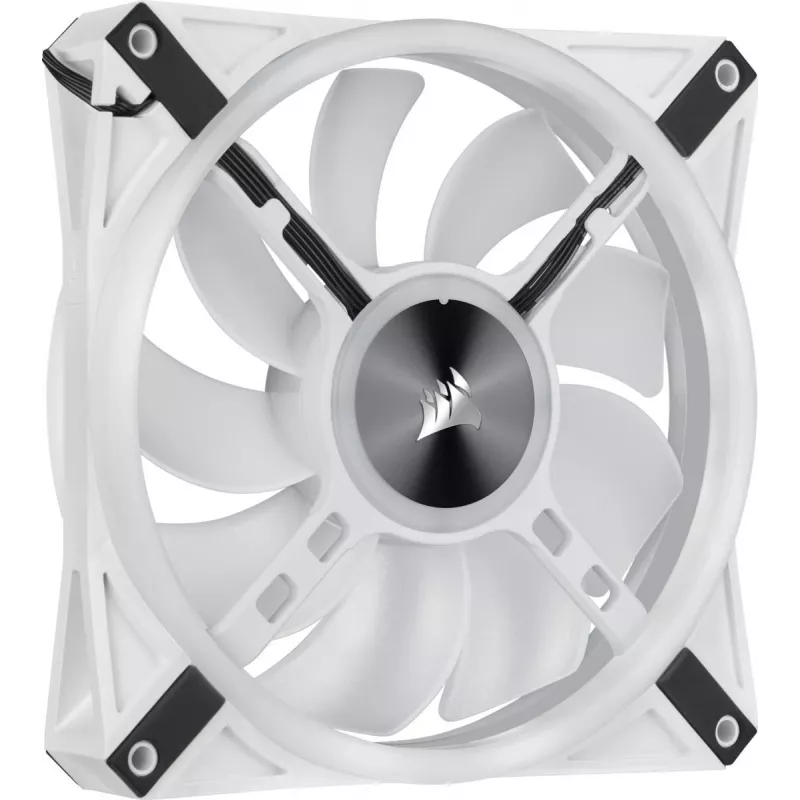 Ventoinha LED CORSAIR - série QL branca QL140 RGB 140mm RGB embalagem individual