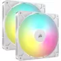 Ventoinha Corsair RS140 ARGB 14 cm branca 330-1700 rpm