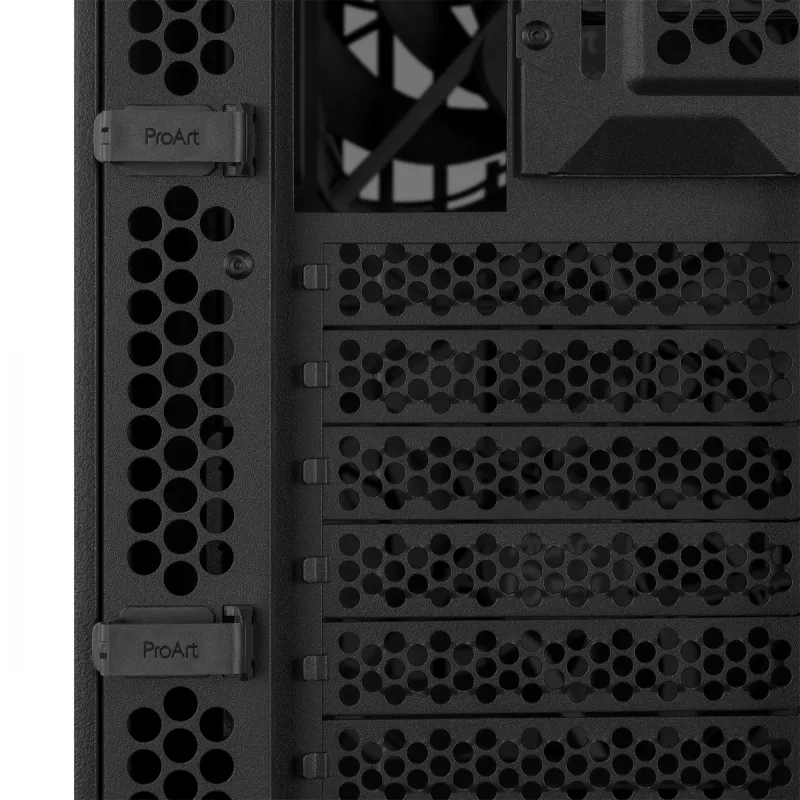 ASUS ProArt PA401 Wood Edition TG PWM 90DC00M0-B39000 caixa de PC, Midi Tower, ATX, vidro temperado, 2x USB 3.2, preta